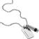 Diesel Double Pendant Necklace - Silver/Black