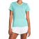 Under Armour Women's Tech Twist V-Neck Short Sleeve T-shirt - Radial Turquoise/White