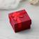 Paper Ring Boxes with Bow for Earrings 12pcs