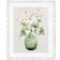 Dunelm The Group Vase IV White Framed Art 55x45cm