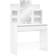 vidaXL Makeup Vanity Desk with LED Lights High Gloss White Coiffeuse 40x96cm