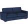 Latitude Run Tollman Navy Blue Sofa 82.8" 2 Seater