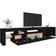 vidaXL LED Lights Media Black TV-bord 215x40cm