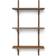 ferm LIVING Sector Smoked Oak/Brass Vägghylla 54cm