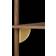ferm LIVING Sector Smoked Oak/Brass Væghylde 87cm