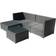 Birchtree B203-006 Outdoor Lounge Set, 1 Table incl. 3 Sofas