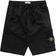 Stone Island Garment Dyed French Terry Shorts - Black