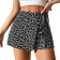 Shein PETITE Ditsy Floral Print Knot Side Wrap Hem Summer Skort