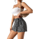 Shein PETITE Ditsy Floral Print Knot Side Wrap Hem Summer Skort