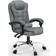 Bigzzia Ergonomic Black/Grey Office Chair 110cm