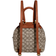 Coach Riya Backpack 21 - Signature Jacquard/Brass/Cocoa Burnished Amb