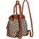 Coach Riya Backpack 21 - Signature Jacquard/Brass/Cocoa Burnished Amb