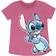 Disney Kid's Lilo & Stitch T-shirt & Leggings Outfit Set - Pink/Gray