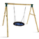 Plum Spider Monkey Wooden Swing Set