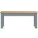 vidaXL Banc Panama Gris 105 x 30 x 45 cm Table à manger 30x105cm