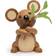 Spring Copenhagen Aussie koala Brown Prydnadsfigur 18cm