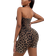 Shein Slayr Leopard Pattern Backless Unitard