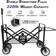 Berica All Terrain Collapsible Wagon Cart with Big Wheels