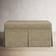 Birch Lane Wyatt Zuma Natural Textured Linen Storage Bench 38x18"