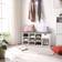 Vasagle Pull out Shelf White/Grey Skoställ 104x48cm