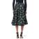 Carolina Herrera Lily of the Valley Print Midi Skirt - Midnight Multi