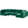 Beliani Evja Green Sofa 300cm 6 Seater