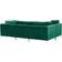 Beliani Evja Green Sofa 300cm 6 Seater