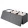 Casaria Folding Padded Lid Dark Grey Banc de Rangement 115x38cm