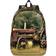 Brugui Casual Canvas Backpack - Old Tractor Photoes Farm