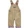 OshKosh Kid's Classic Plaid Lined Canvas Overalls - Khaki (195862492329)