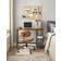 Vasagle Industrial Design Vintage Brown Skrivbord 50x100cm
