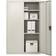 MMT Furniture Lockable Filing Grey Storage Cabinet 90x140cm