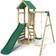 Rebo Adventure Wooden Climbing Frame Swing Set & Slide