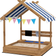 OutSunny Wooden Sandbox with Canopy