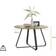 Furniturebox Santorini Brown Dining Set 120cm 5pcs