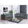 Furniture 786 Kensington Grey Sofa 190cm 2pcs 2 Seater, 3 Seater