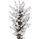 Leaf Blossom Tree White Artificial Plant