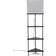 ValueLights 3 Tier Corner Grey Floor Lamp 150cm