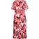 Avenue Sasha Flutter Sleeve Maxi Dress Plus Size - Pink Dahlia