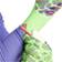 adidas Predator Pro Hype Goalkeeper Gloves - Green/Pink/Lucid Lemon