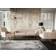 Fun-Möbel Valerie Beige Sofa 228cm 3pcs