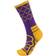 Crown Sporting Goods Basketball Net Socks - Purple/Yellow