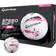 TaylorMade SpeedSoft Ink Golf Balls White/Pink