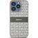 DKNY iPhone 15 Pro Max Repeat Pattern Tonal Stripe Cover Beige