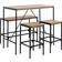 Furniture To Go Bahamas Black/Oak Bar Table