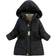 Kid's Winter Keep Warm Padded Hooded Coat - Black