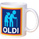 Panther Print Oldi Large Mug 32.5cl