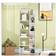 Homcom 6-Tier White Book Shelf 158cm