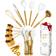 Styled Settings White and Vintage Gold Kitchen Utensil 15pcs