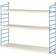 String 1949-2024 White Oiled Pine/Blue Wall Shelf 60cm